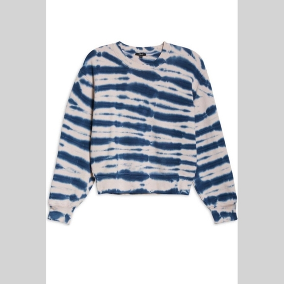 Rails Ramona Tie Dye Sweatshirt  Indigo & Dusty Pink Size Large - Picture 4 of 14